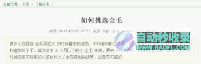 主流系统网页代码和标签优化实例3