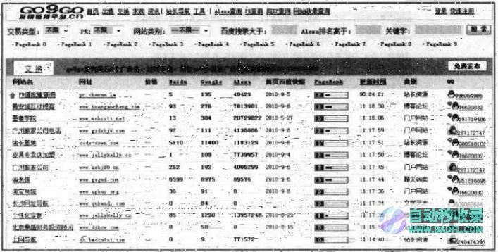 利用链接交换平台建设友情链接