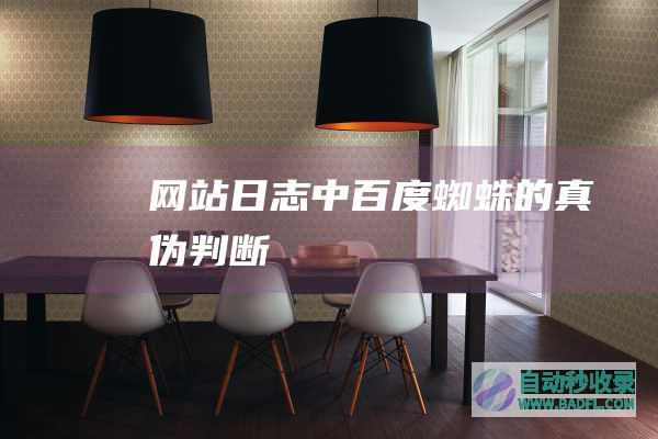 网站日志中百度蜘蛛的真伪判断