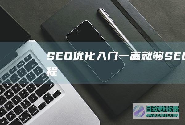 SEO优化入门一篇就够-SEO教程