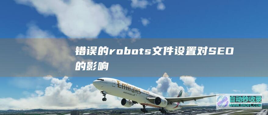 错误的robots文件设置对SEO的影响