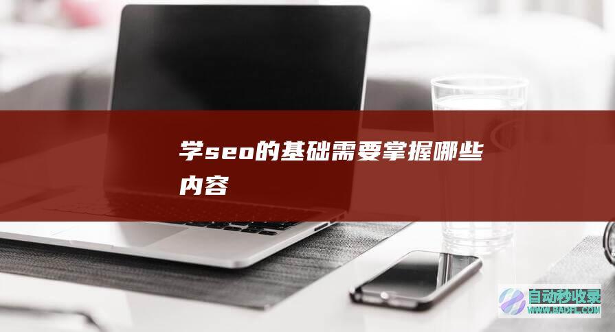 学seo的基础需要掌握哪些内容