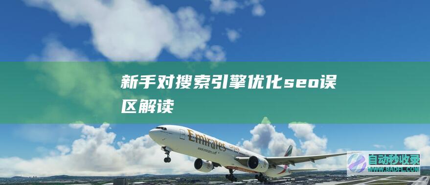 新手对搜索引擎优化seo误区解读