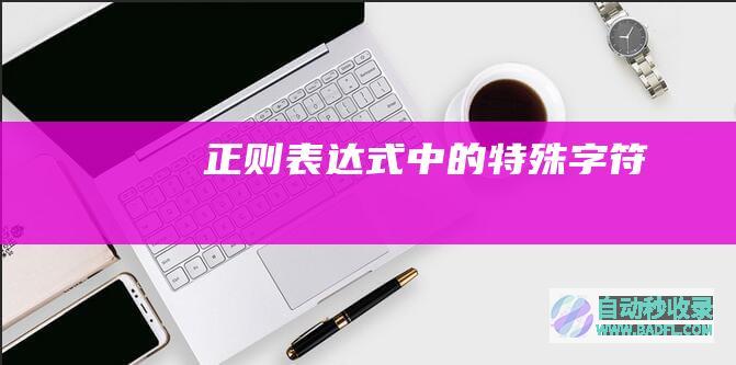 正则表达式中的特殊字符