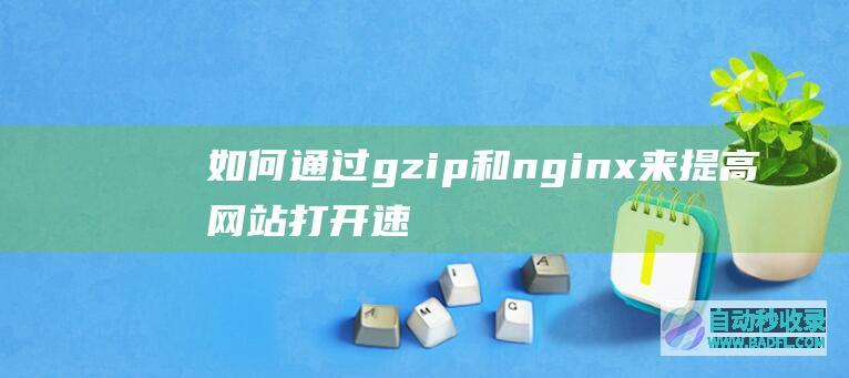 如何通过gzip和nginx来提高网站打开速度及整体性能