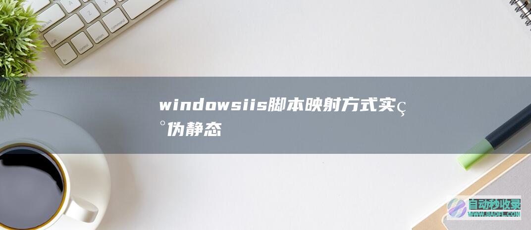 windows+iis脚本映射方式实现伪静态(包括asp.net)