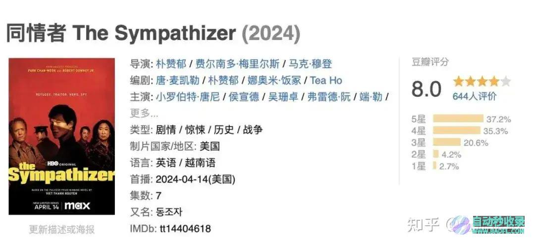 《同情者》超强卡司，牌面拉满，又赢了|好狗导航