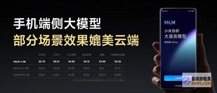 雷军:小米研发大的方向是轻量化和本地部署