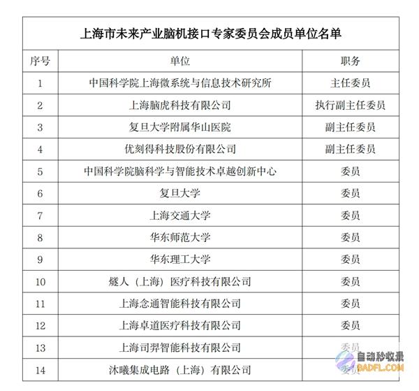 驱动产业创新升级上海市产业脑机接口专家委员会成立