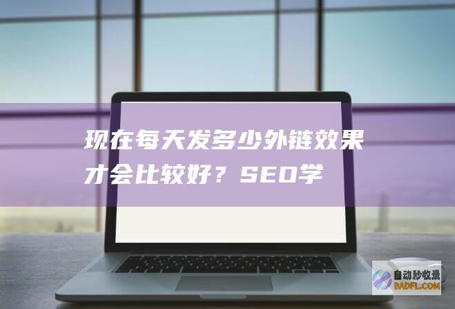 现在每天发多少外链效果才会比较好？-SEO学习