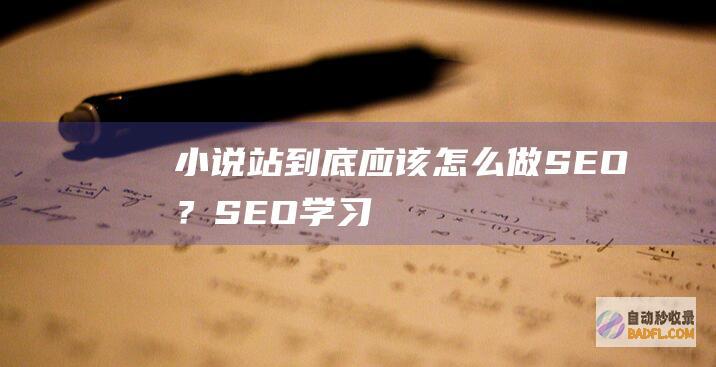 小说站到底应该怎么做SEO？-SEO学习