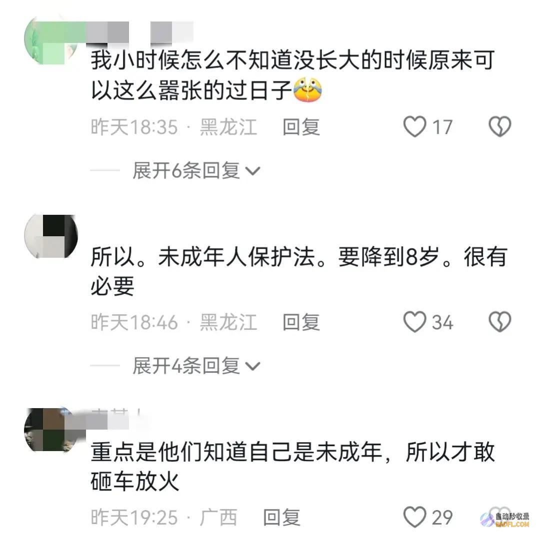 4名初中生故意砸车家长拒不抵偿车被烧毁车主报