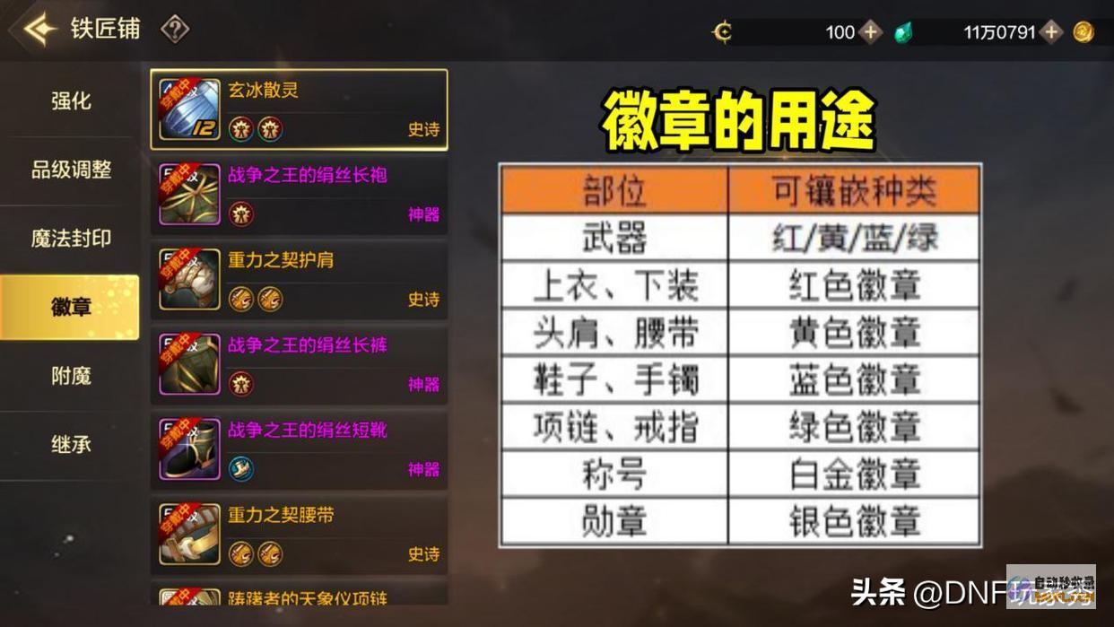 DNF手游但消耗也吓人徽章优化渺小