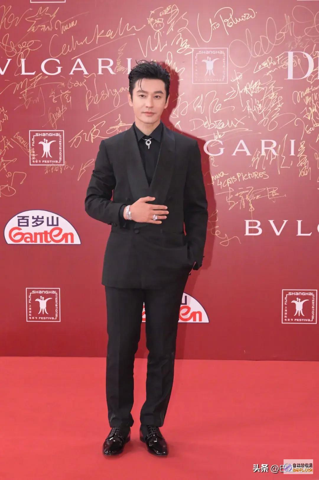又乱穿黄晓明再拿影帝也太低调了上影