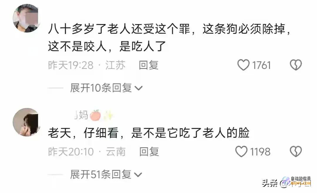 菏泽80岁乡村老太被狗撕咬后续已被解决网友炸锅