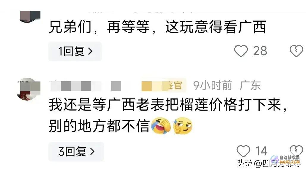却遭网友群嘲笑不活了榴莲逐渐上市却遭网友