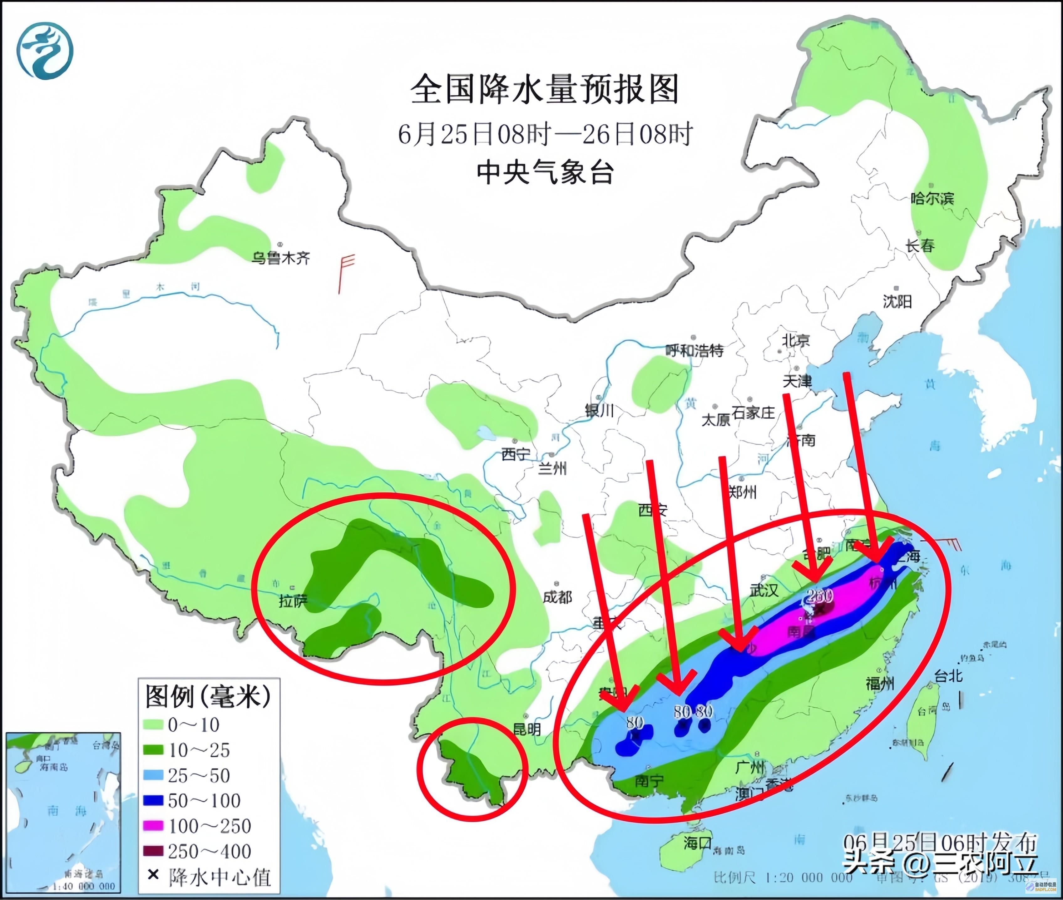 暴雨散布如下强降雨高温核心已定当天夜间至6月2