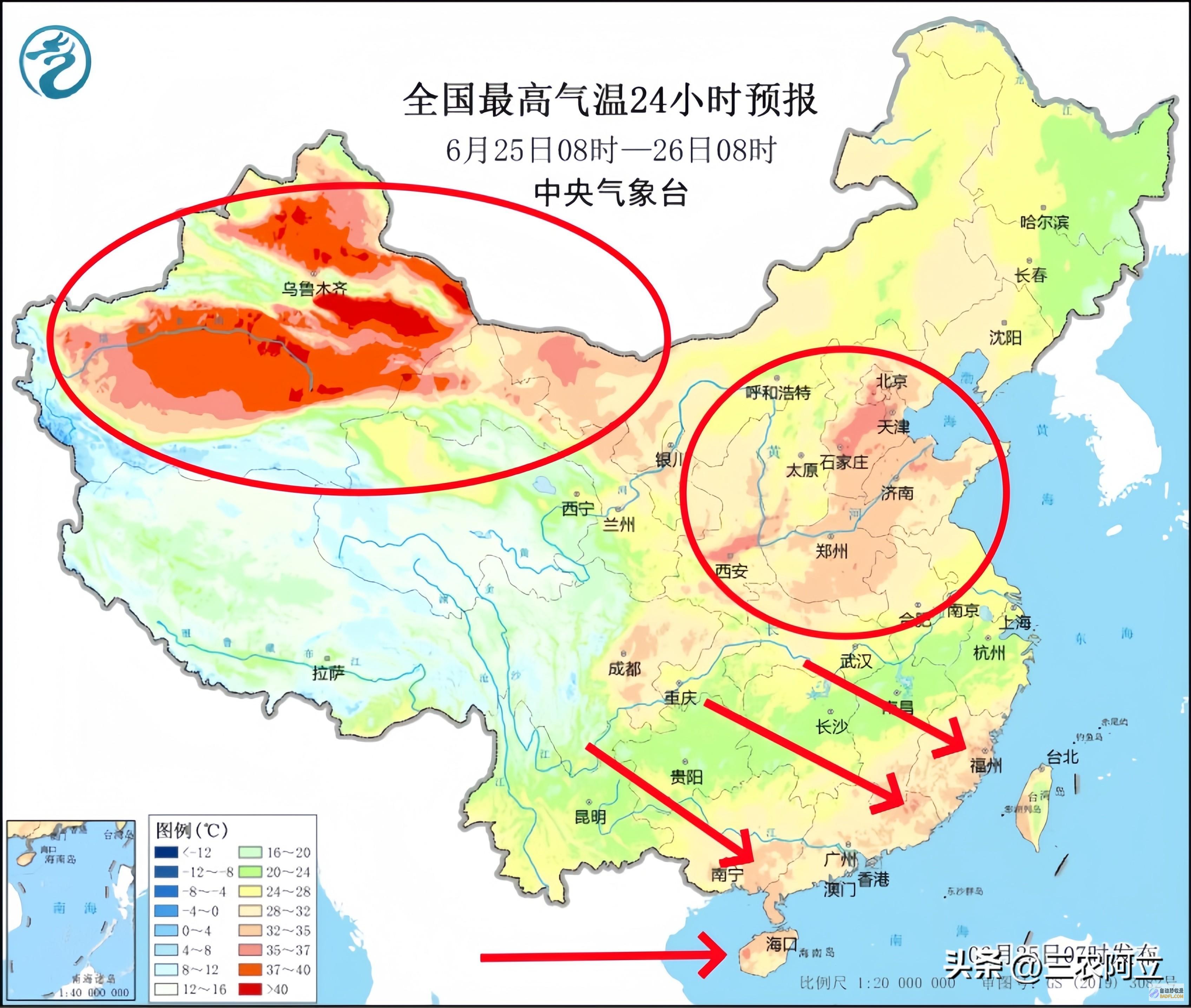 暴雨散布如下强降雨高温核心已定当天夜间至6月2