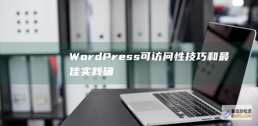 WordPress可访问性技巧和最佳实践：确保您的网站对残障人士友好 (wordpress)