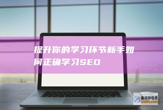 提升你的学习环节 新手如何正确学习SEO