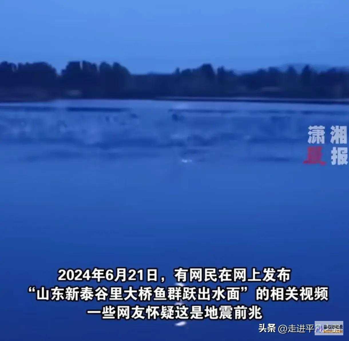 是人造正告还是人为影响鱼群跃水48小时地裂要挟