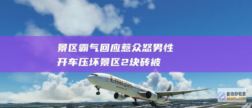 景区霸气回应惹众怒！ 男性开车压坏景区2块砖被要求抵偿2000元 (景区霸气回应文案)