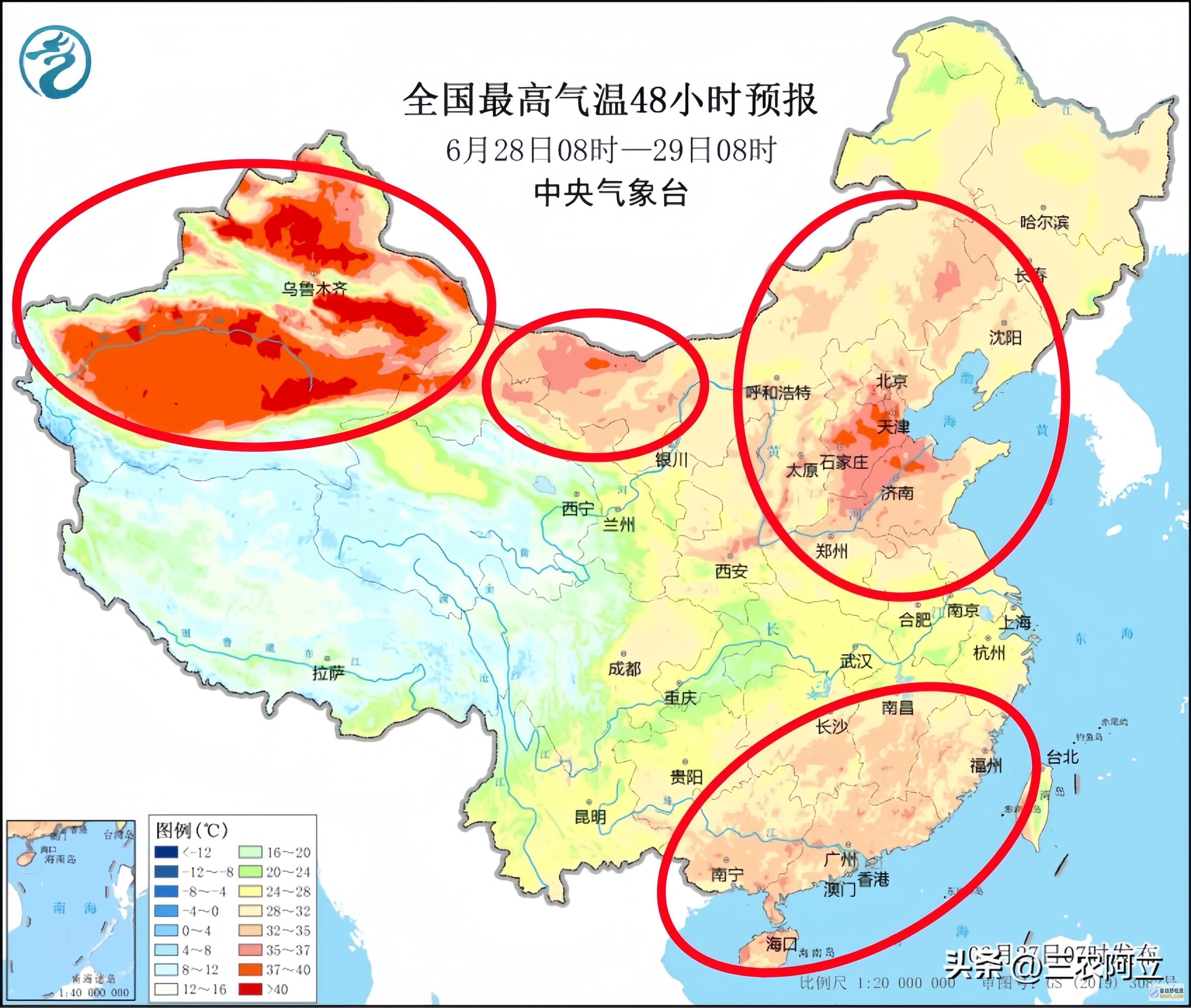 暴雨散布如下强降雨高温核心已定当天夜间至6月2
