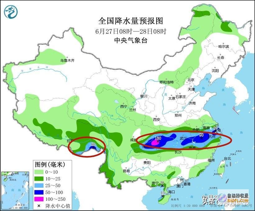本轮强降雨情势大变当天夜间至6月28日天气预告