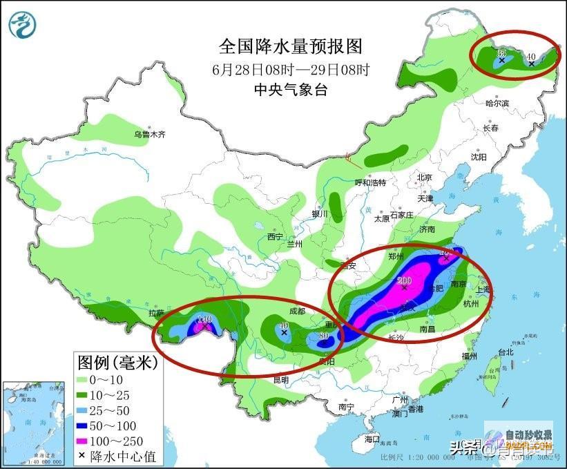 本轮强降雨情势大变当天夜间至6月28日天气预告