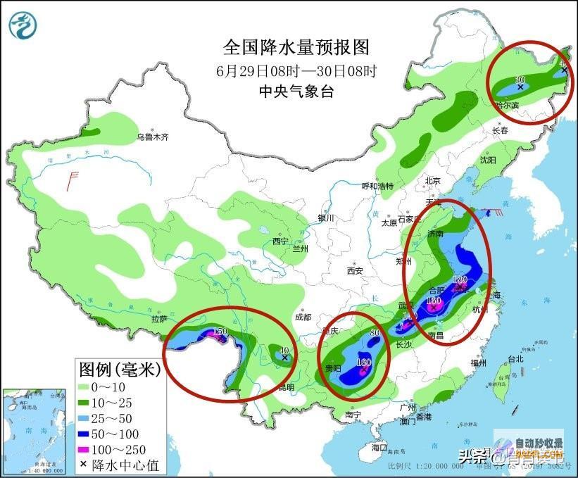 本轮强降雨情势大变当天夜间至6月28日天气预告