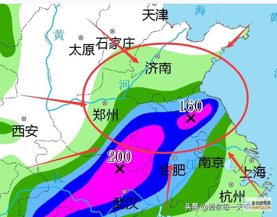 好强降雨中心向上北抬暴雨大暴雨中心已确定