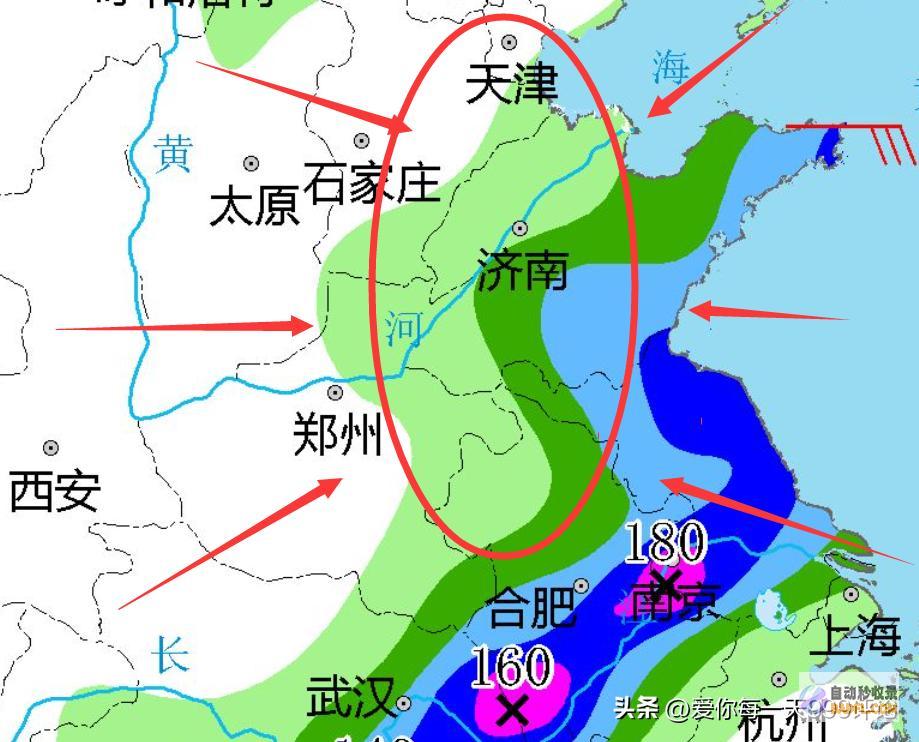 好强降雨中心向上北抬暴雨大暴雨中心已确定