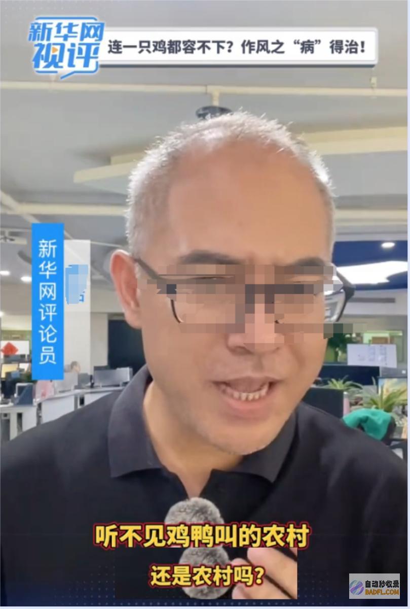 连一只鸡都容不下整治剑走偏锋乡土味莫让乡