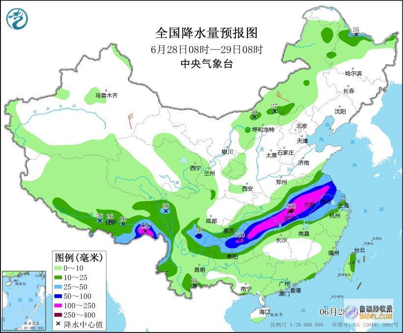暴雨彻底跑偏山东降雨缩小大雨暴雨散布如下明天