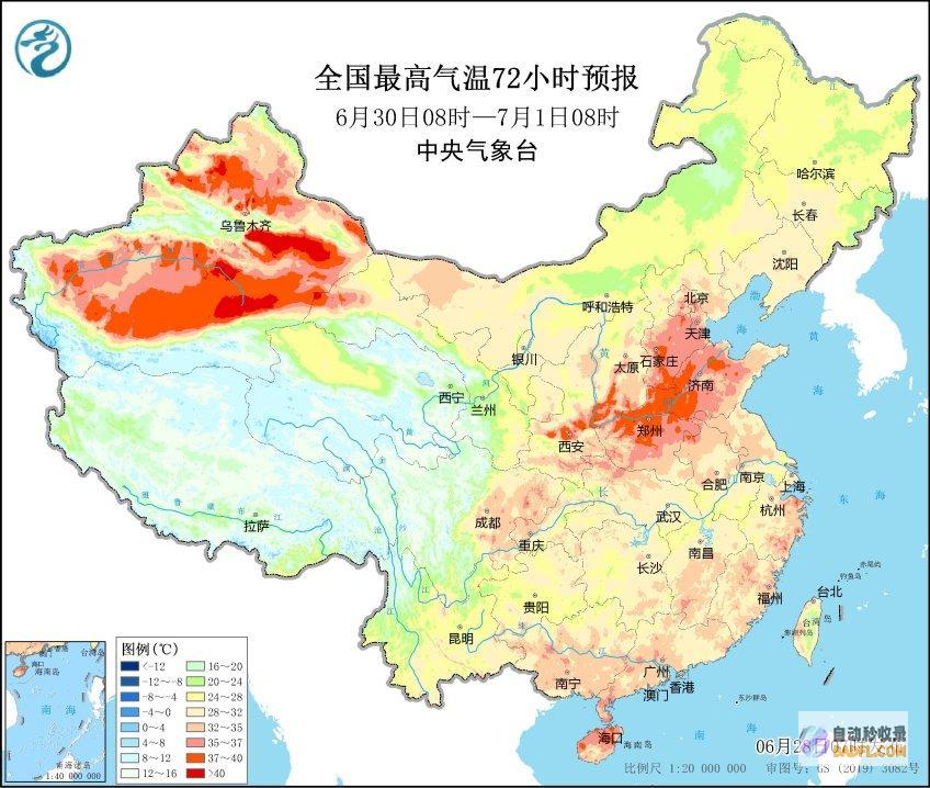 明天29号天气大雨暴雨散布如下暴雨彻底跑偏山东