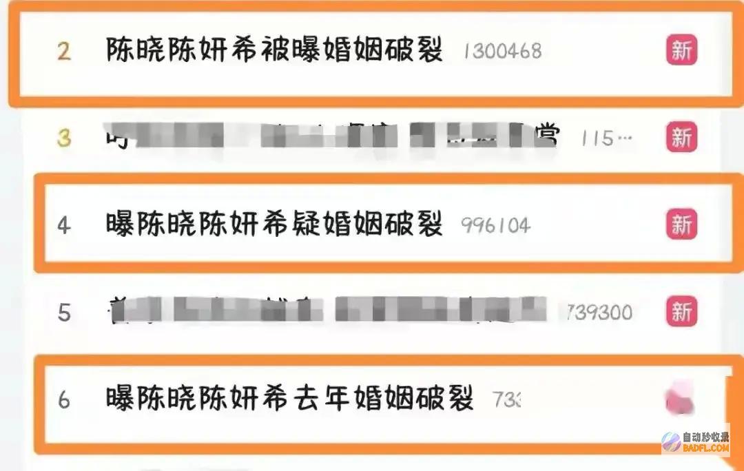 水落石出半年前谈崩陈晓陈妍希未离婚分居形态引