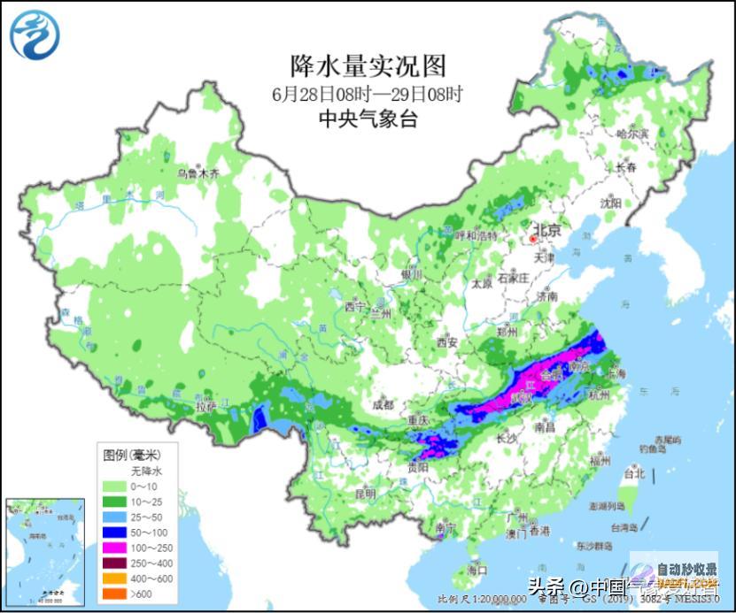 两省特大暴雨国度级暴雨预警再升最高梅雨又在增