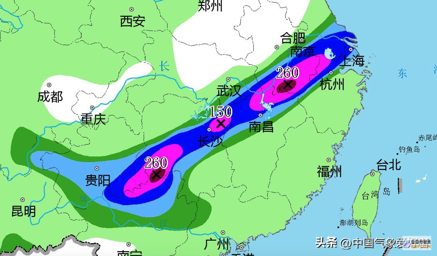 梅雨又在增强威望预告国度级暴雨预警再升最高两