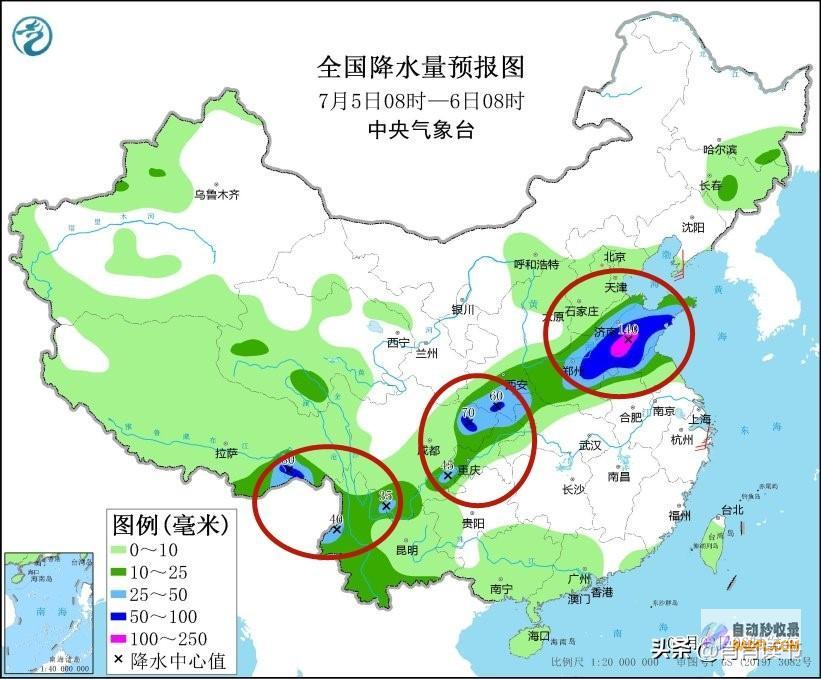 7月4至5日天气预告旱情将缓解新一轮强降雨北抬