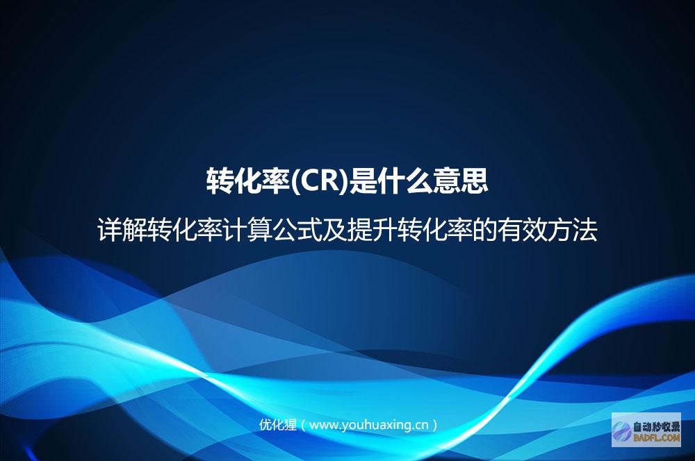 转化率(转化率怎么计算)