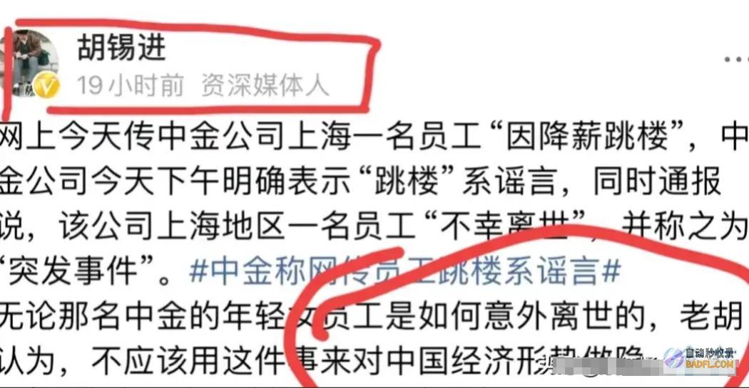 中金女这事卢克文剖析得比胡锡进尖利直指国人被