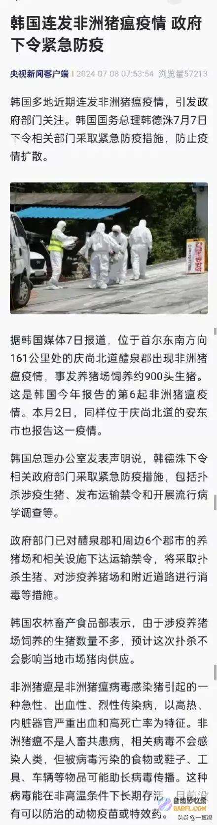 确保食品安保! 政府紧急应答 韩国非洲猪瘟疫情频发 (确保食品安保的措施)