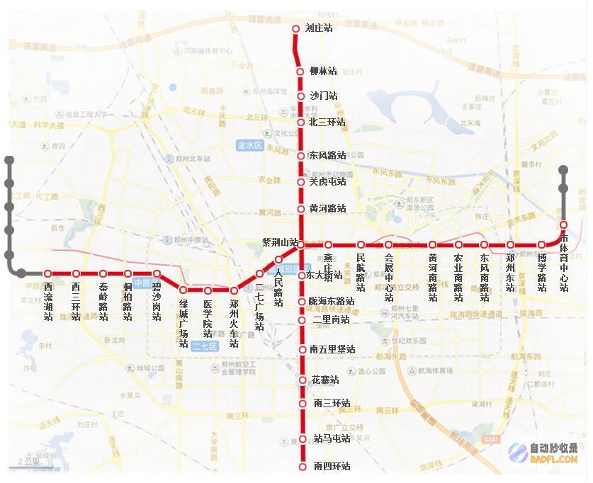 郑州地铁线网车站经营反常 (郑州地铁线网图)