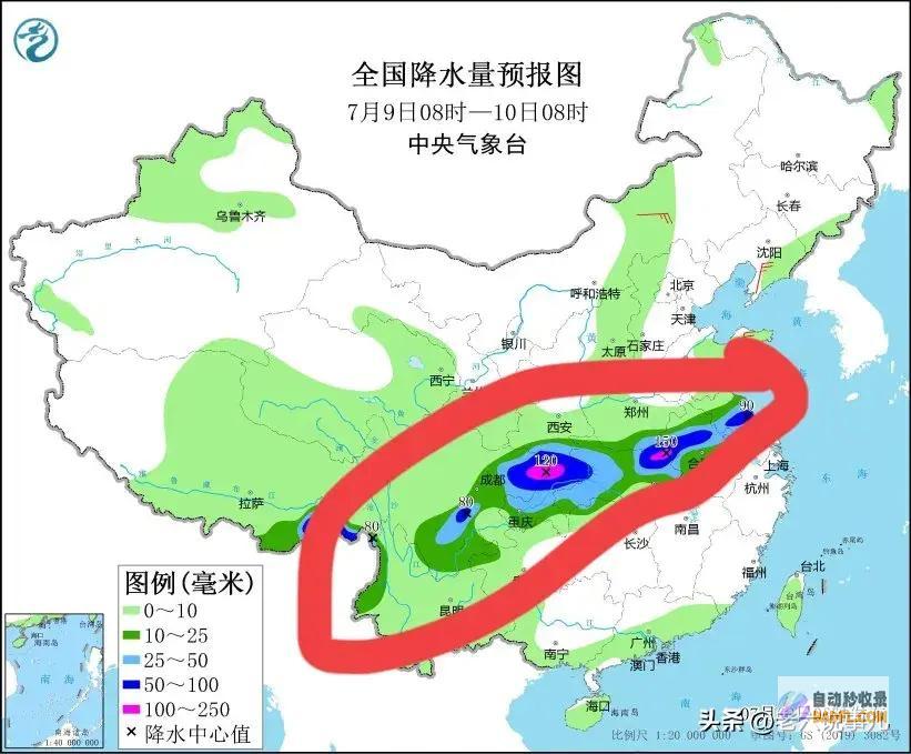 强降雨高温情势确定山东暴雨全国第一当天夜间至