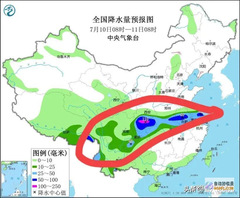 强降雨高温情势确定山东暴雨全国第一当天夜间至