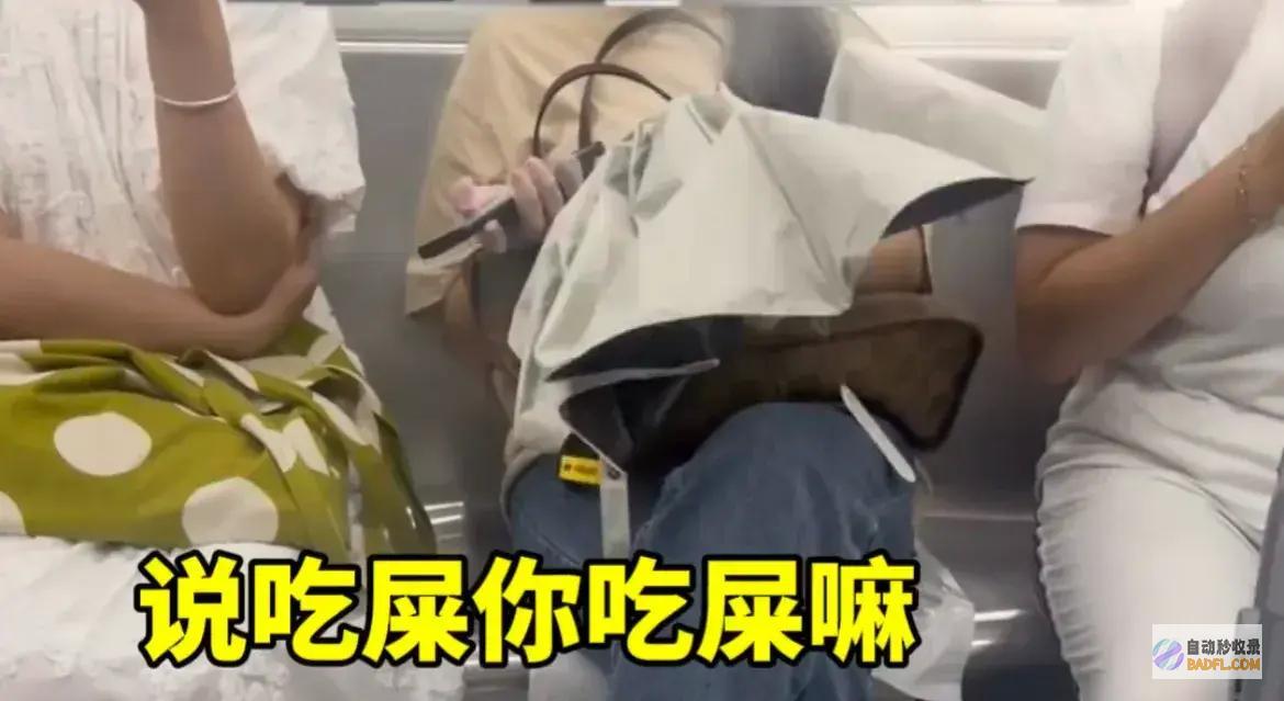 闹大了杭州地铁大骂盲人的奇葩女乘客底裤快要被