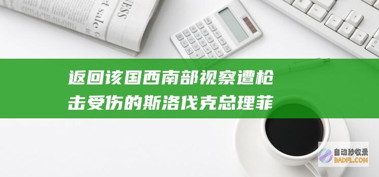 返回该国西南部视察 遭枪击受伤的斯洛伐克总理菲佐重返岗位