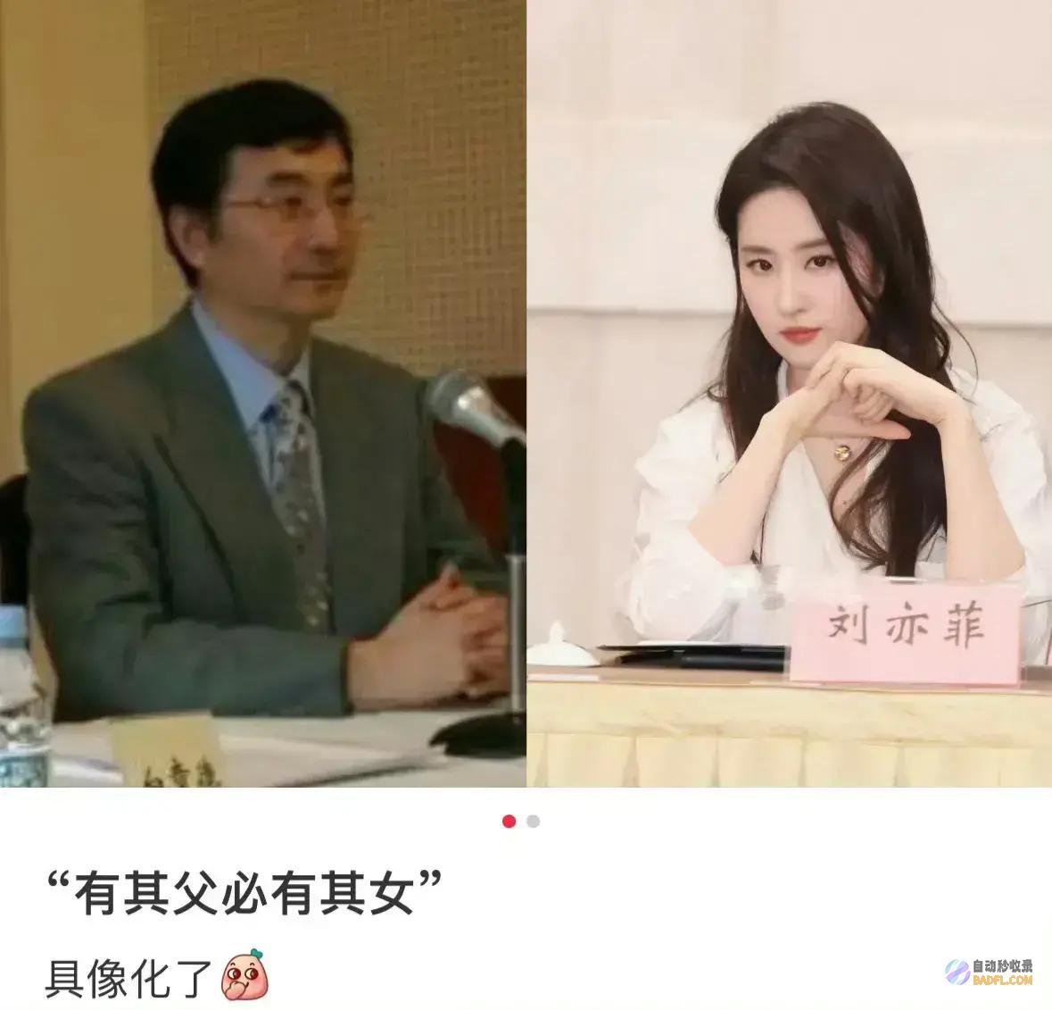 一举一动超像父亲安少康刘亦菲现身央视座谈会下