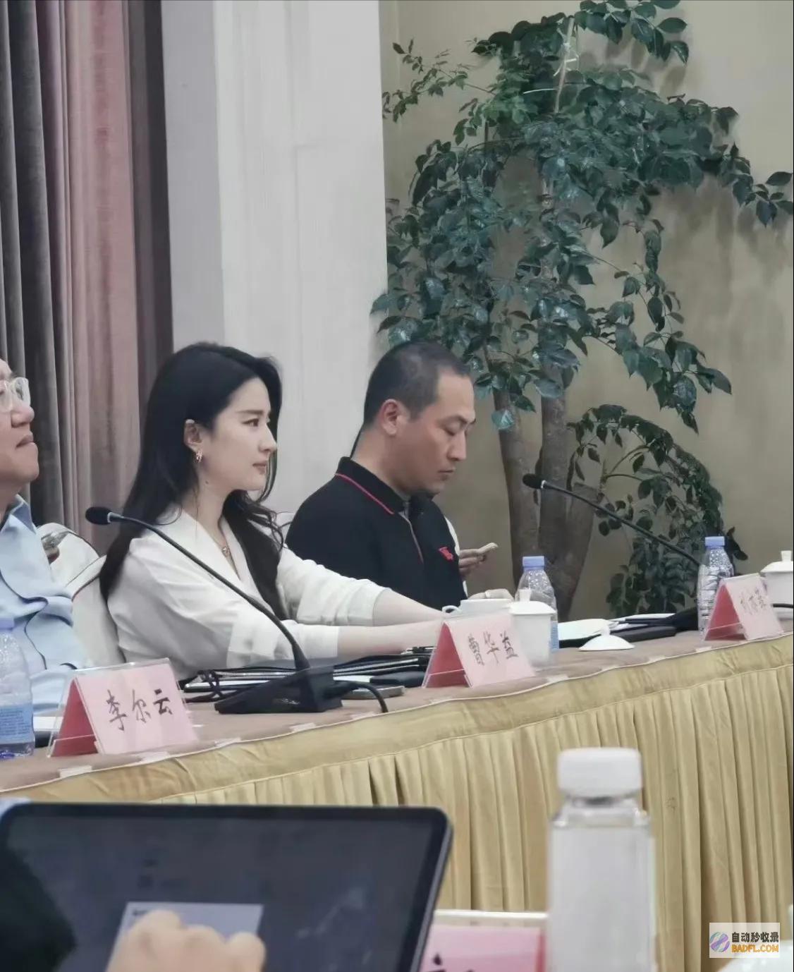一举一动超像父亲安少康刘亦菲现身央视座谈会下