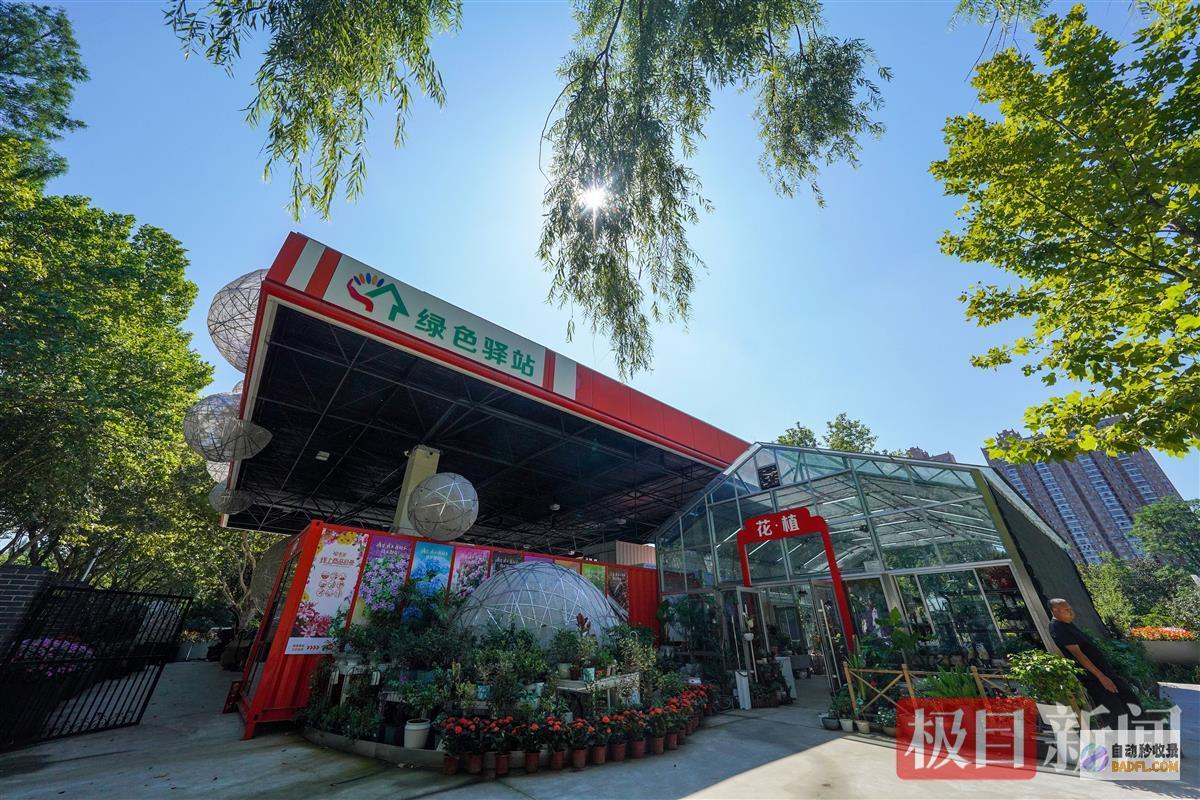 废除加油站市区中的绿野仙踪炎炎夏日快来青山绿